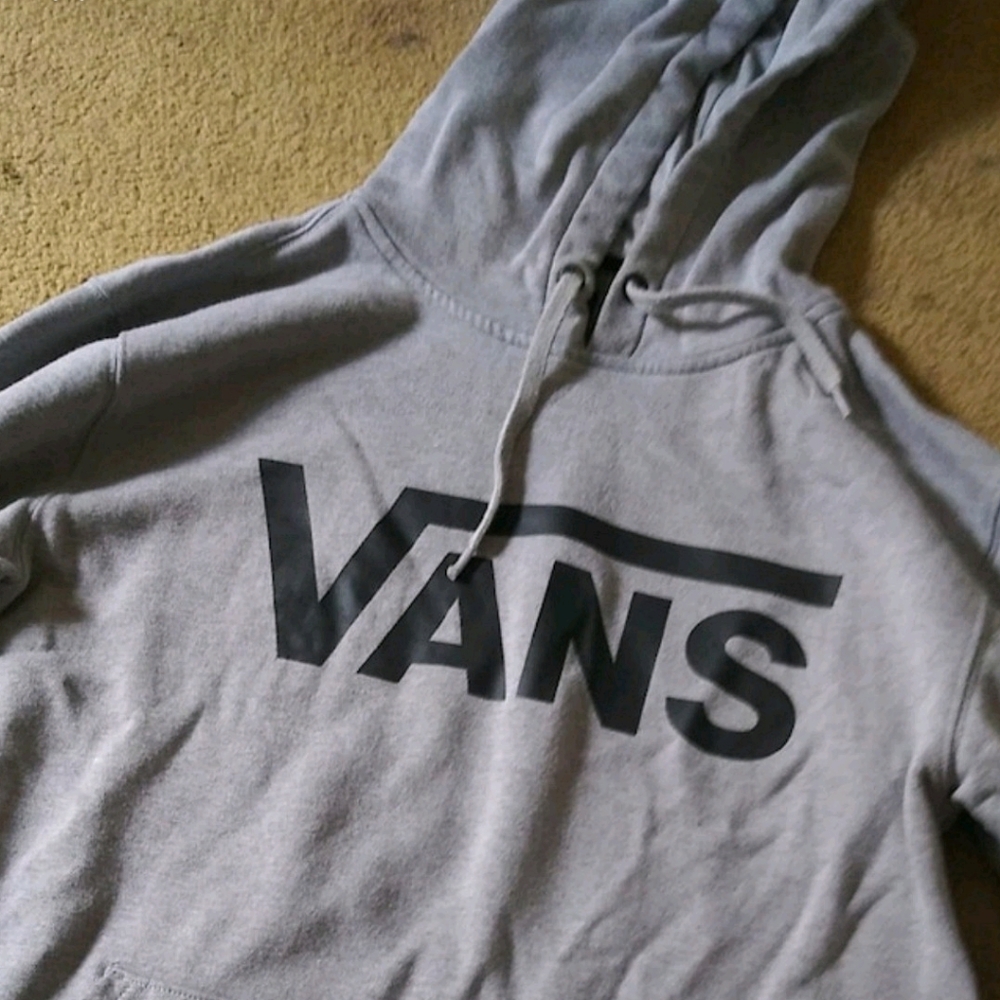 Grey vans hoodie